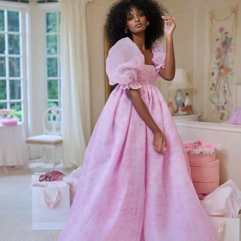 NWT Selkie The Pink Porcelain Puff Gown